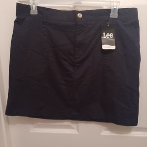 SKORT SKIRT/ SHORTS NEW W TAGS BLACK SIZE 18 WOMANS SPORTS LEE Golf Tennis Mini